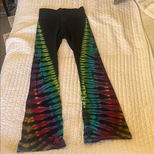 Women’s American Apparel  Tie Dye Flared Bottoms